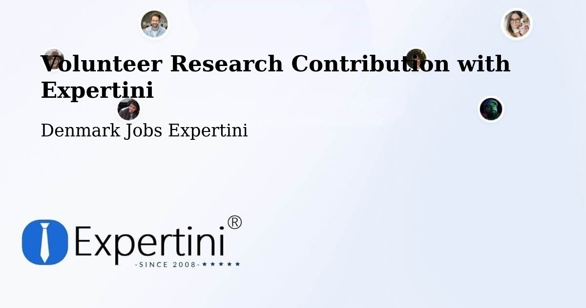 Volunteer Research Contribution Program – Framlev - Denmark Jobs Expertini